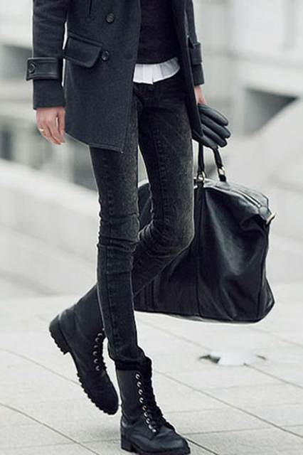 Tide brand black snowflake water tight jeans male Korean version of the slim stretch foot trousers pencil pants boots Tide brand black snowflake water tight jeans male Korean version of the slim stretch foot trousers pencil pants boots
