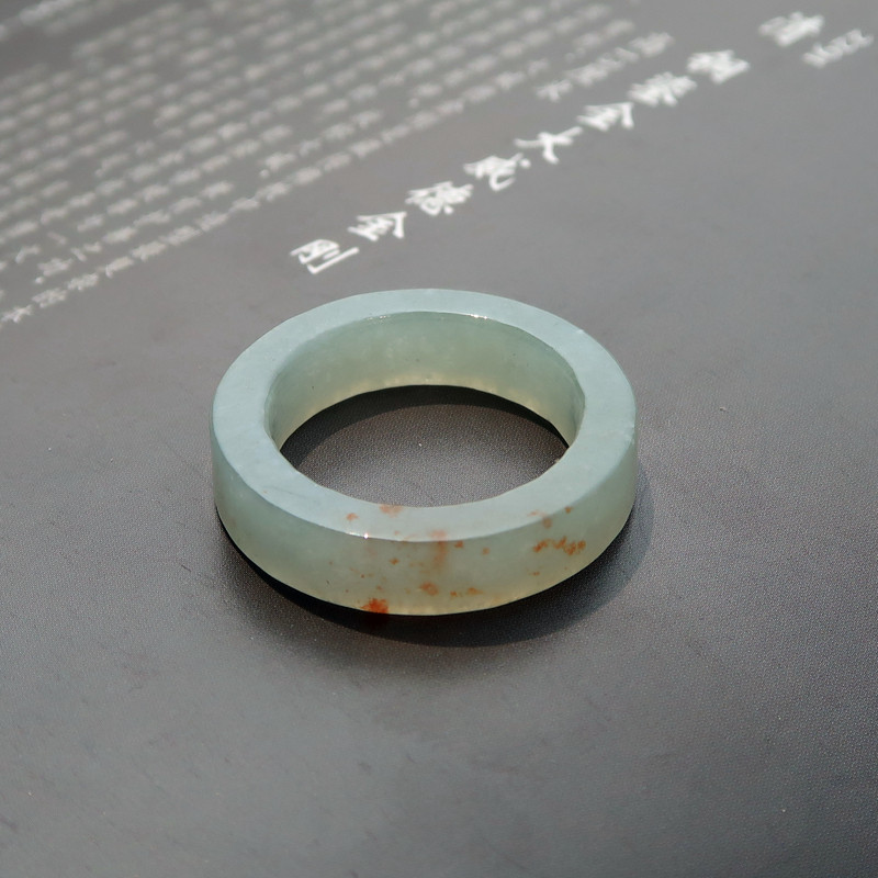 货红指环翡翠玉石天然戒指精金良玉老坑缅甸斋藏戒指