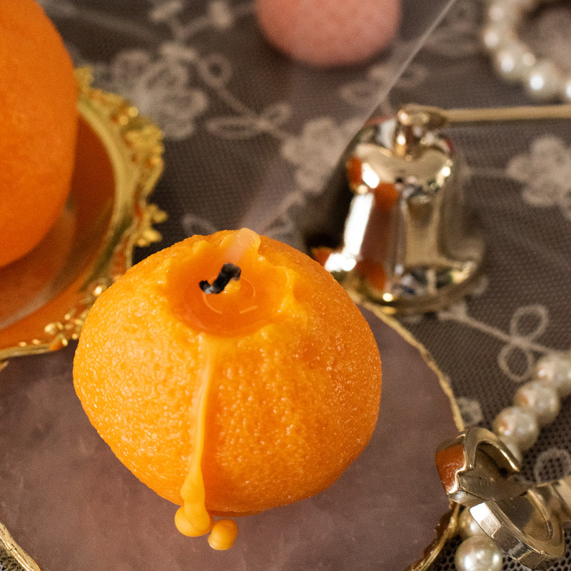 蜡烛jk空间手工大豆水果橘子造型香薰ins香薰蜡烛