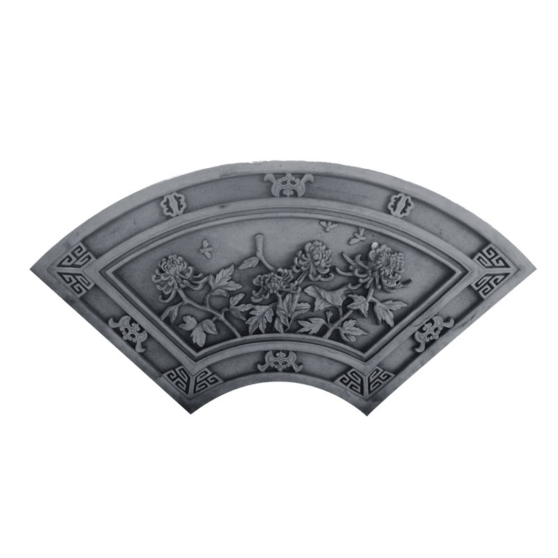 传承古建仿古仿古砖砖雕镂空扇形梅兰竹菊立体浮雕砖雕