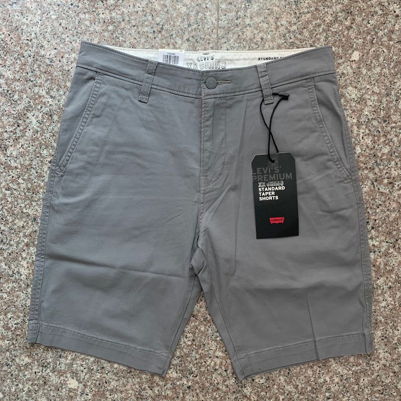 现货Levi's/李维斯男XX Chino灰色中腰直筒休闲短裤#172020006