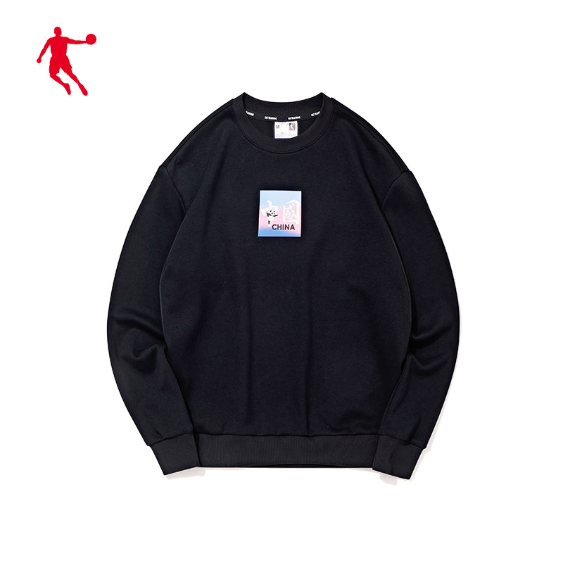 乔丹运动卫衣女2021秋冬新款套头衫女子中国休闲卫衣外套上衣女士