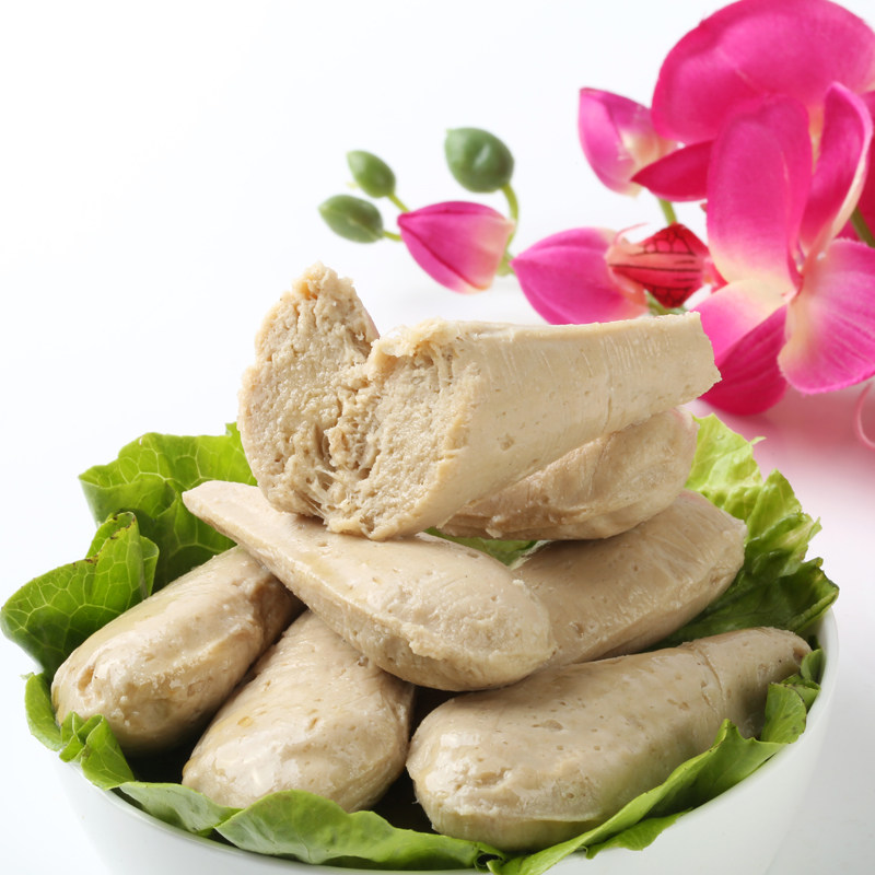 素鸡腿300g绿祥园冷冻仿荤素食斋菜大豆蛋白制品佛家寺庙可用