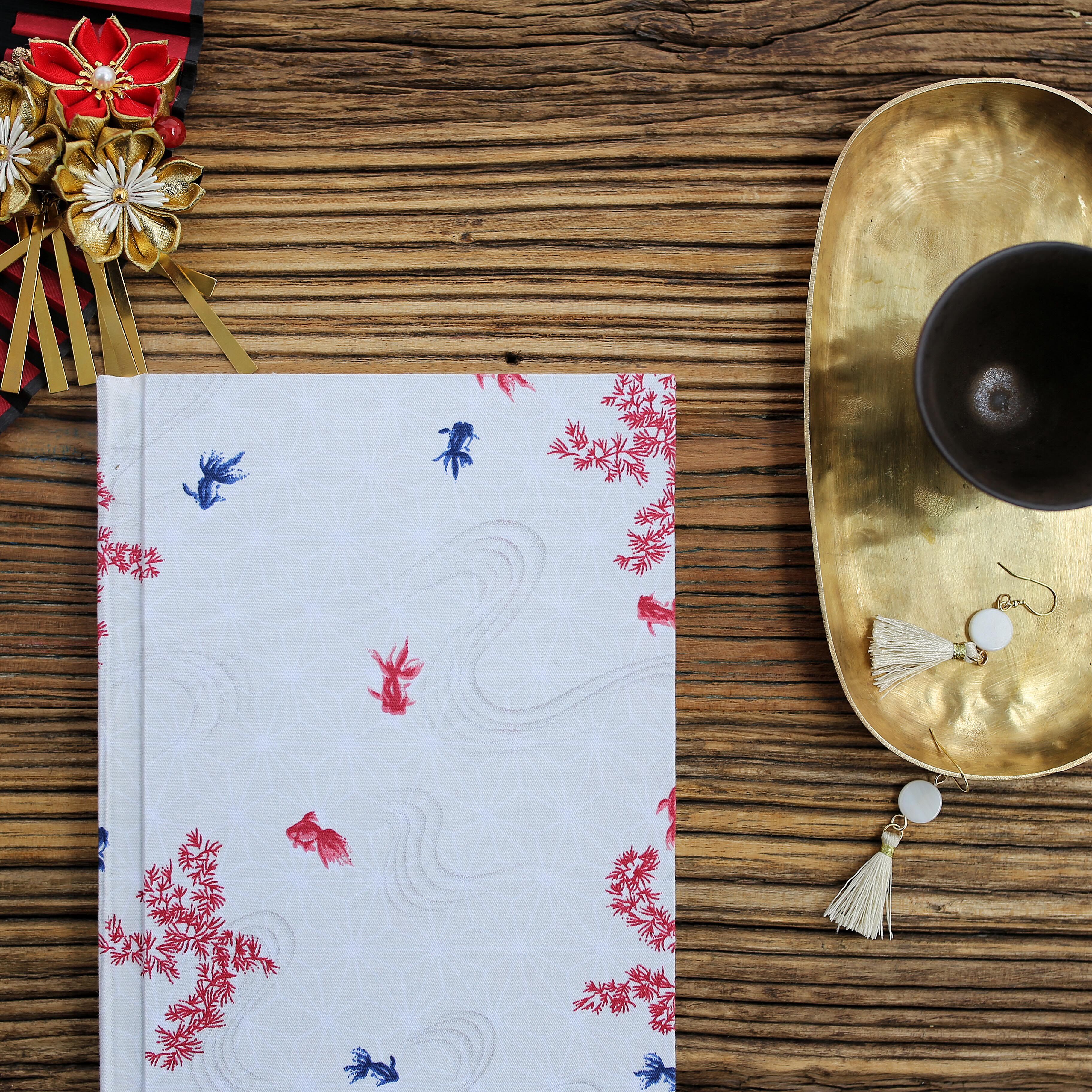 礼物空游古风诗意文艺钢笔摘抄抄本原创布艺笔记本