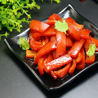 骨汤肉皮【220克×3袋】卤味水晶猪皮小吃零食下酒菜办公室