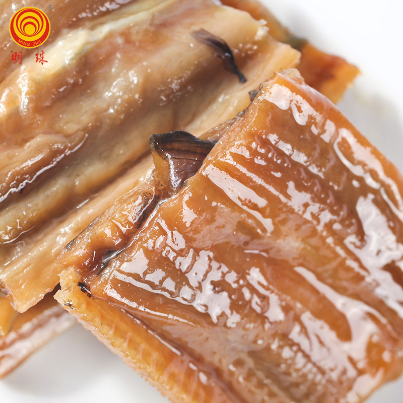 舟山特产明珠休闲小吃海鲜干货烤鳗鱼干即食日式烤鳗100克