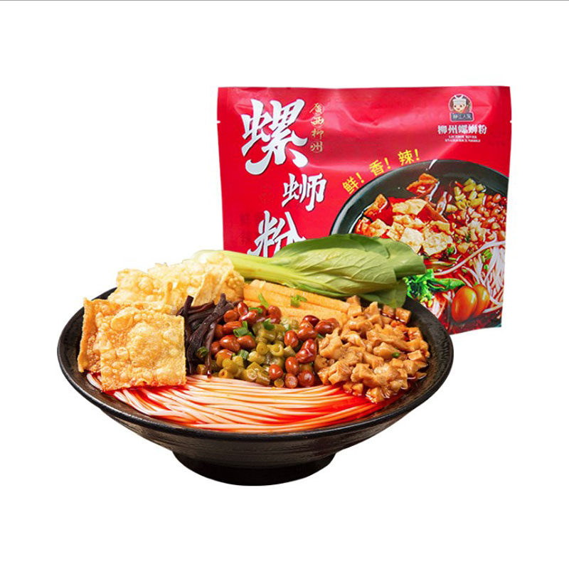 广西特产柳江人家柳州螺蛳350g3包正宗螺丝方便粉丝