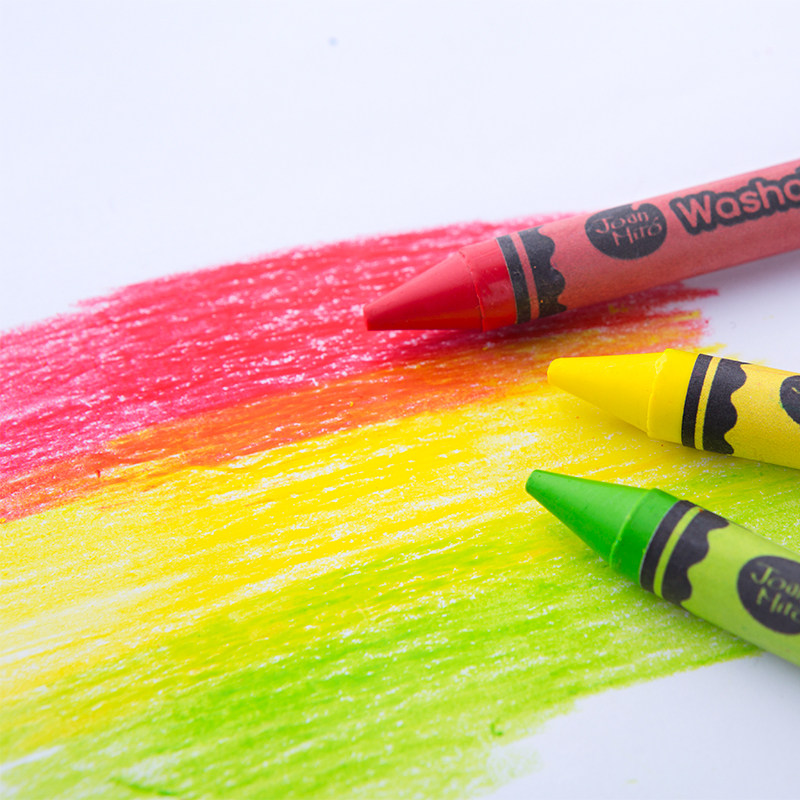 美乐儿童蜡笔可水洗宝宝蜡笔16/24/36/48色幼儿涂鸦笔防摔画画笔