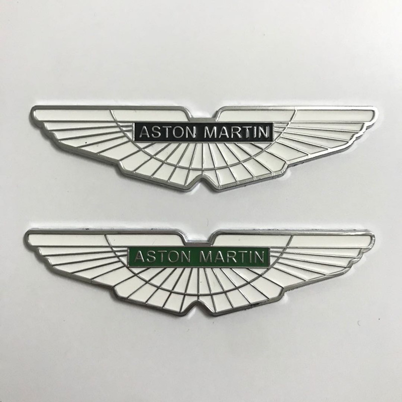 新品阿斯顿马丁astonmartin车标金属改装飞行贴标前标