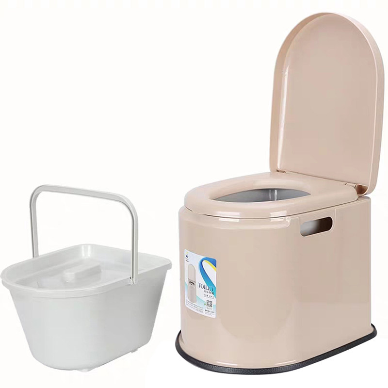 移动马桶家用老人坐便器孕妇室内塑料简易便携式孕妇马桶