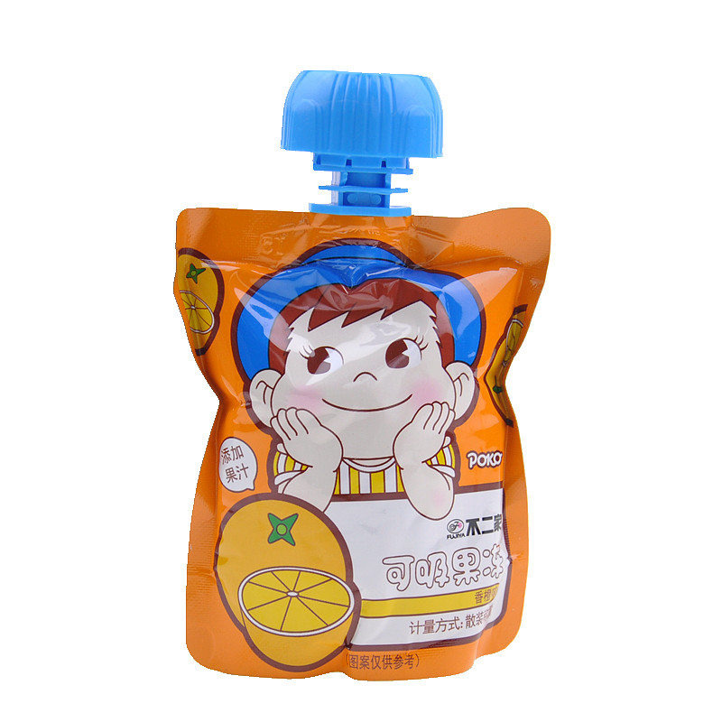 不二家吸吸果冻儿童儿童节节日礼物可吸布丁休闲果冻