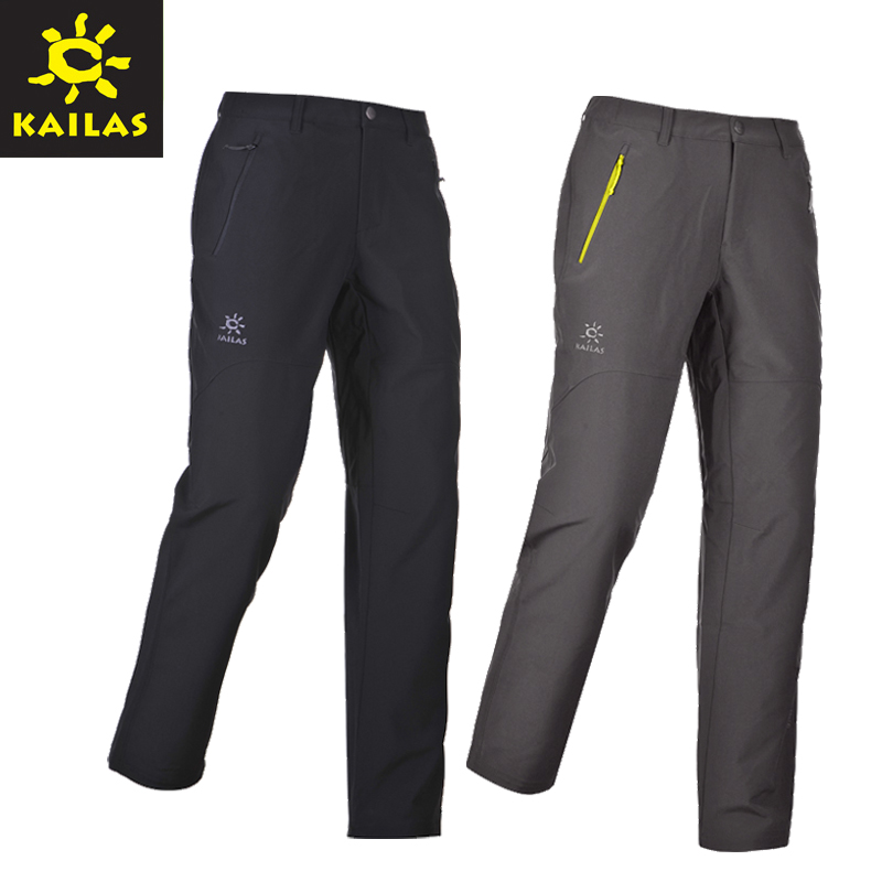 特价!凯乐石远征男女户外秋冬加厚保暖软壳裤防风裤防泼水KG30038