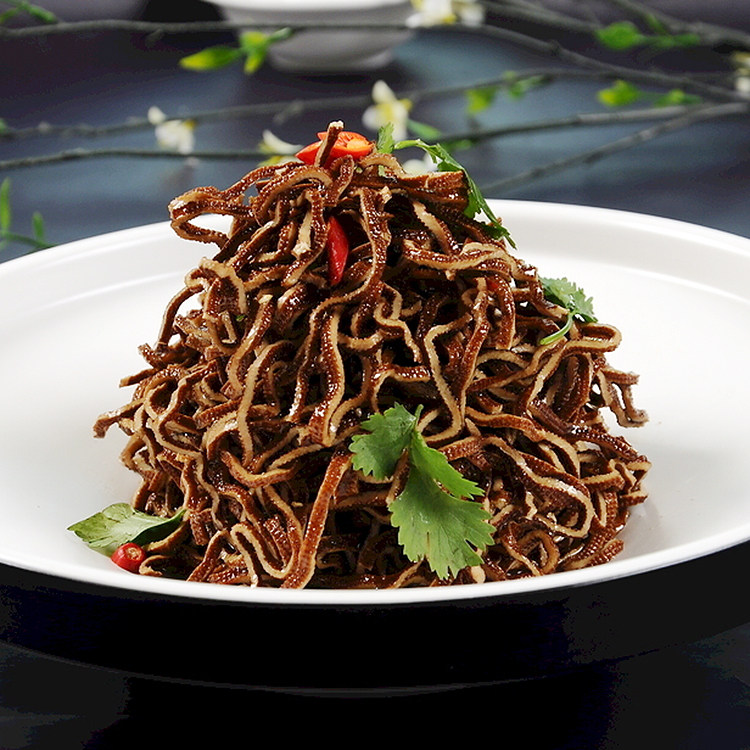 黑豆千张豆制品开袋即食饭店凉拌拌菜豆腐丝淮豆腐干