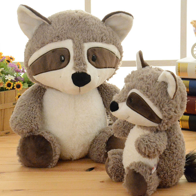 nici可爱长尾浣熊毛绒玩具公仔玩偶抱枕娃娃送儿毛绒布艺类玩具