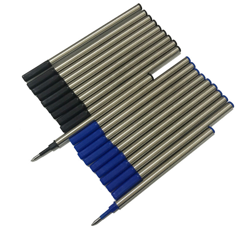 金属笔芯通用送一德国m63签字笔签字黑色宝珠替芯