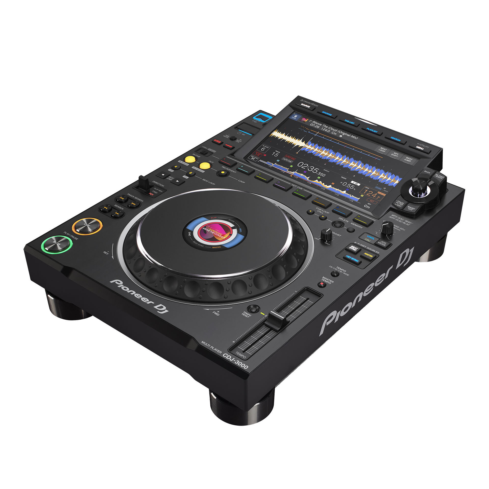 pioneer先锋cdj-3000数码碟机sd新旗舰旗舰打碟机
