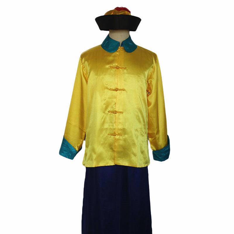 出租清朝皇家御前带刀侍卫御林军官兵黄马褂卫兵士兵护卫演出服装