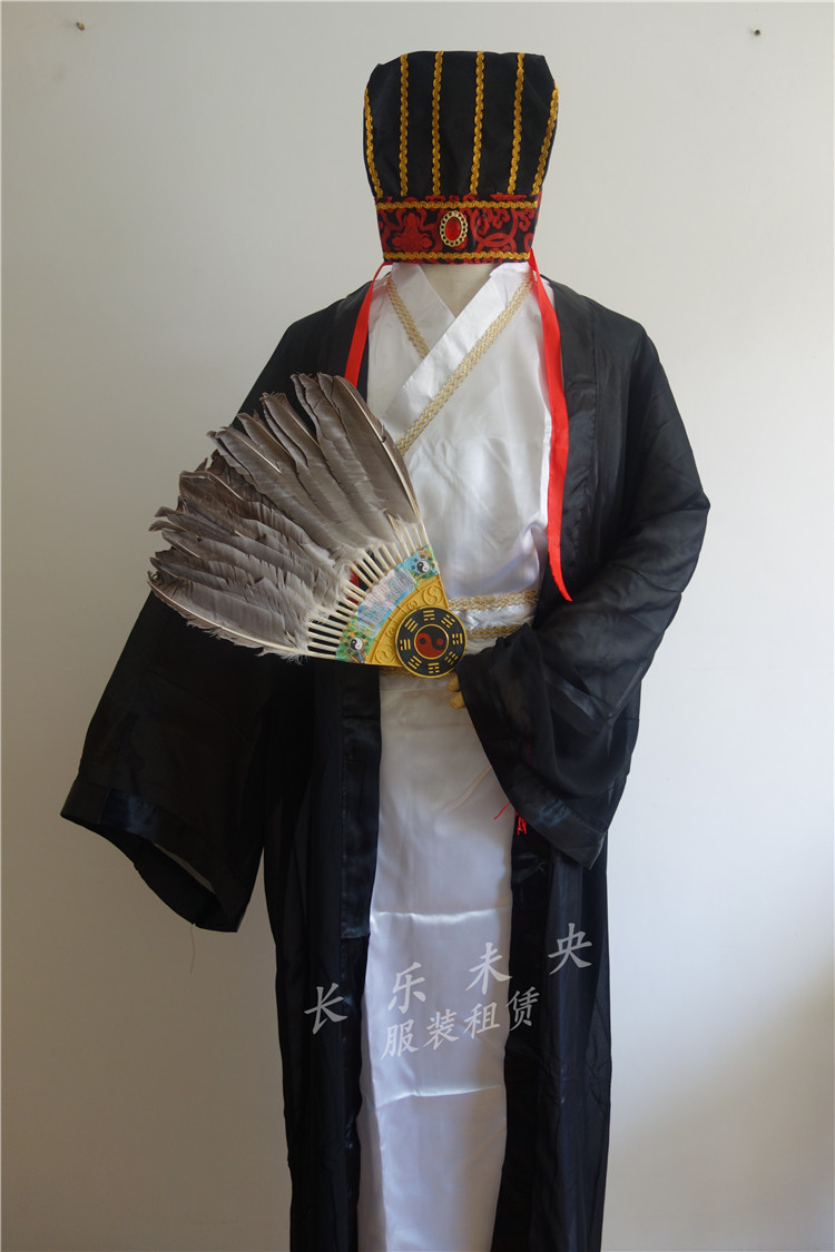 租赁三国演义古装汉服刘备关羽张飞诸葛亮曹操周瑜演出服装出租