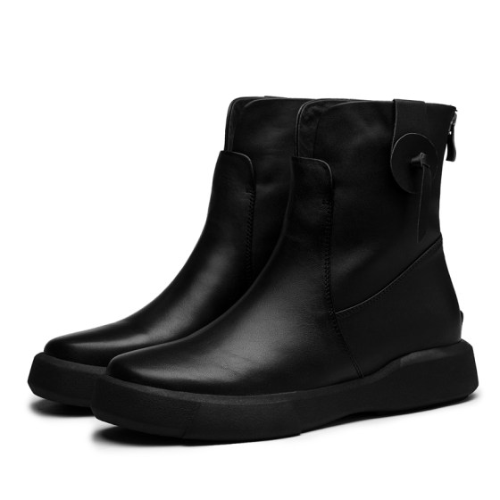 Handmade Leather Shoes, Enough Power Female Autumn And Winter Boots Flat Leather Flat With Large Size Shoes And Boots Children Boots Martin Handmade Leather Shoes, Enough Power Female Autumn And Winter Boots Flat Leather Flat With Large Size Shoes And Boots Children Boots Martin