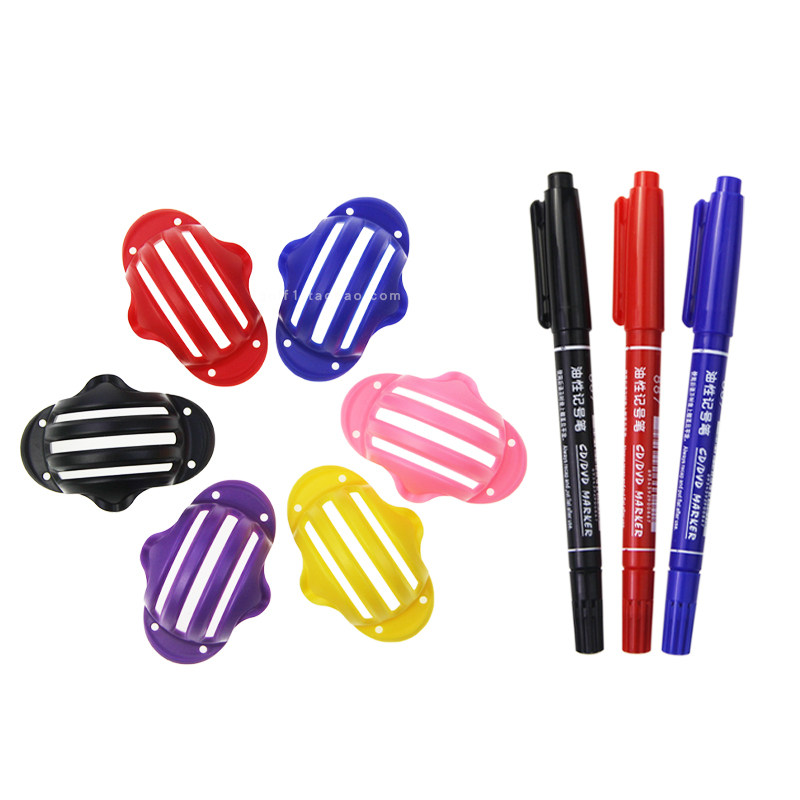 高尔夫直线画线器3支画线笔套套装画球标线推杆高尔夫练习网