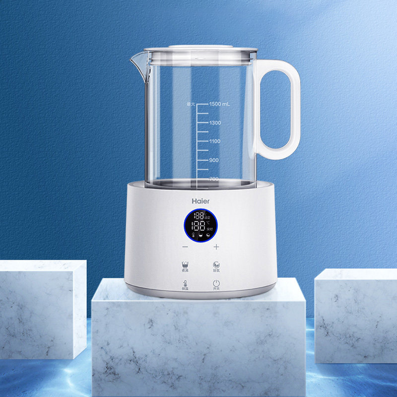 海尔养生壶全自动玻璃电热花茶茶壶家用煮茶办公室养生壶