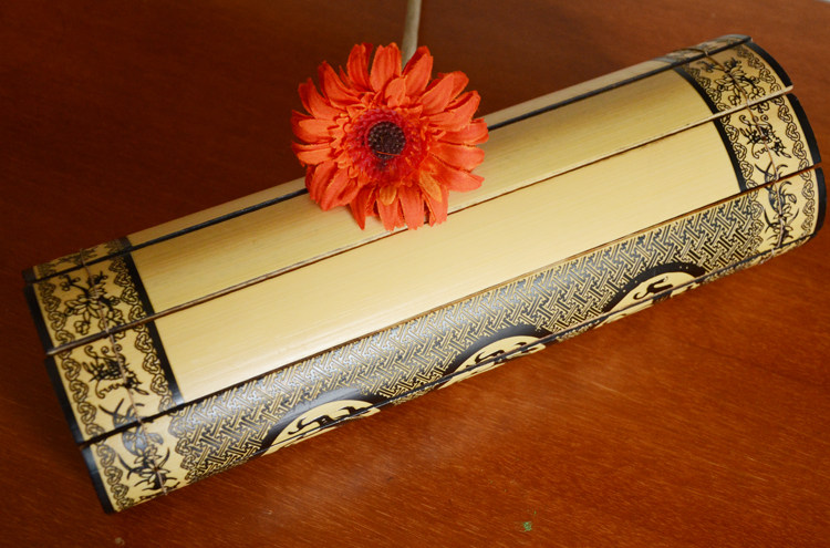 签到空白竹简定制情书菜单雕刻字画手写竹片竹简定制