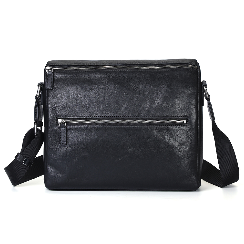 斜挎原创真皮男包斜挎包包头植鞣牛皮横款个性男士包袋