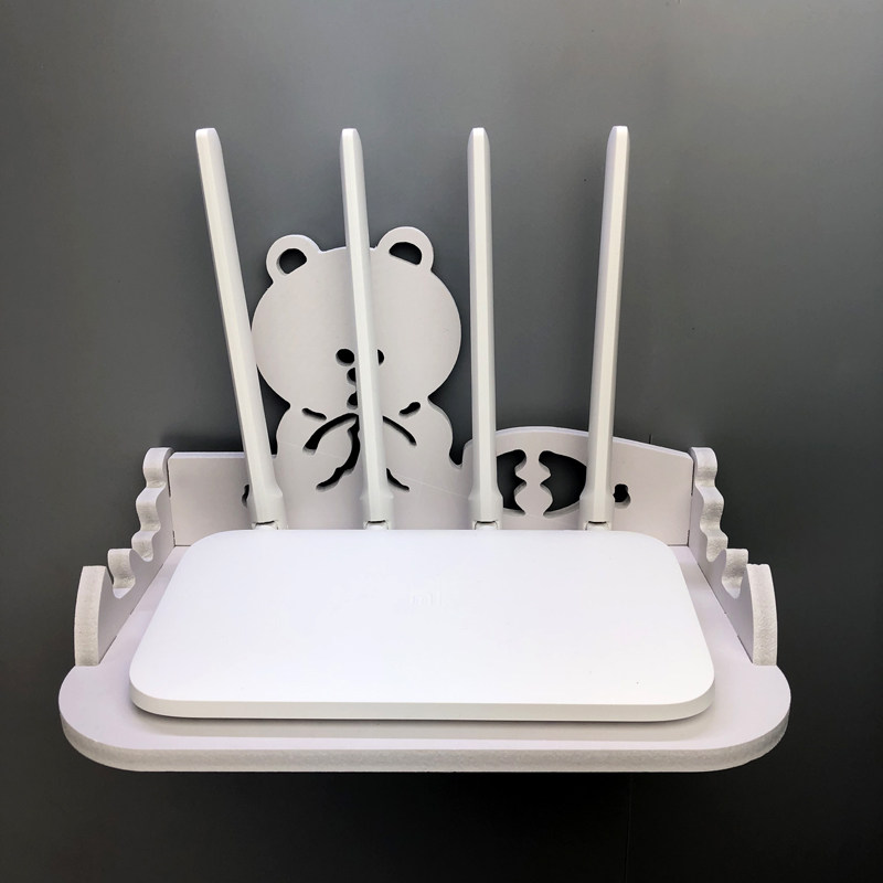 置物架墙上免打孔壁挂创意墙面路由器挂墙架卧室墙壁客厅墙体装饰