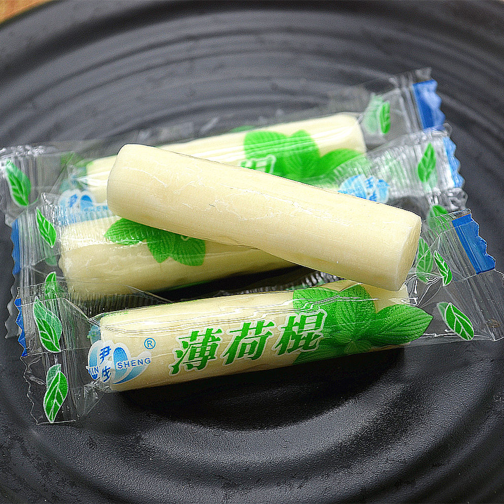 薄荷棍糖清凉四川特产散装老式糖棍润喉提神传统糖果