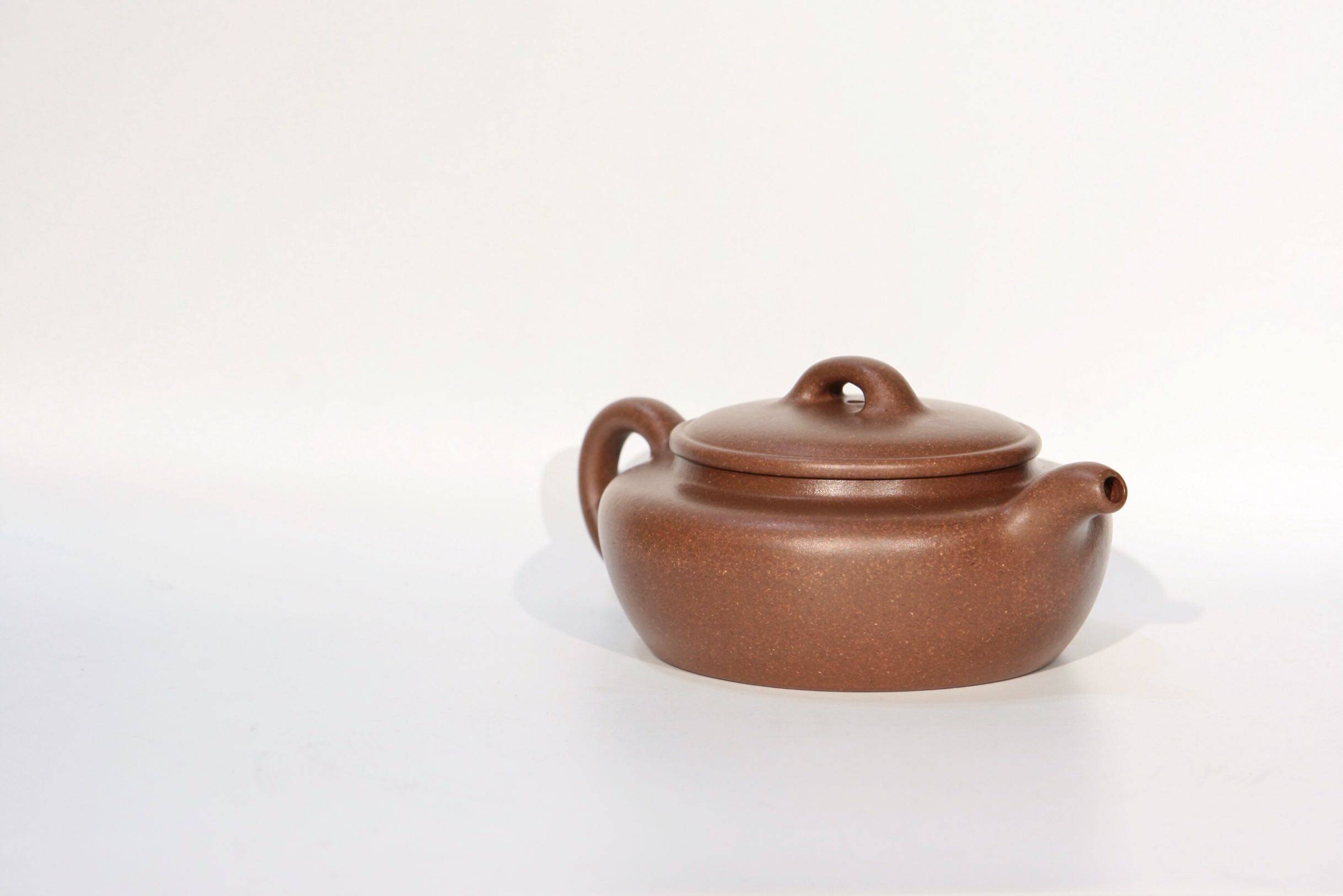 拙雅陈腐紫砂壶手工扁鼓老段星宇王星宇弟子吴界明茶壶