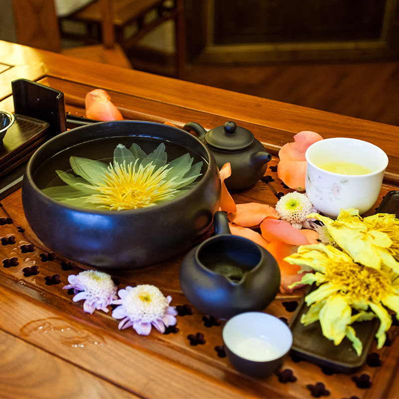 特产舟山瑶莲观音莲花花茶普陀山一盒平步青云礼盒代用