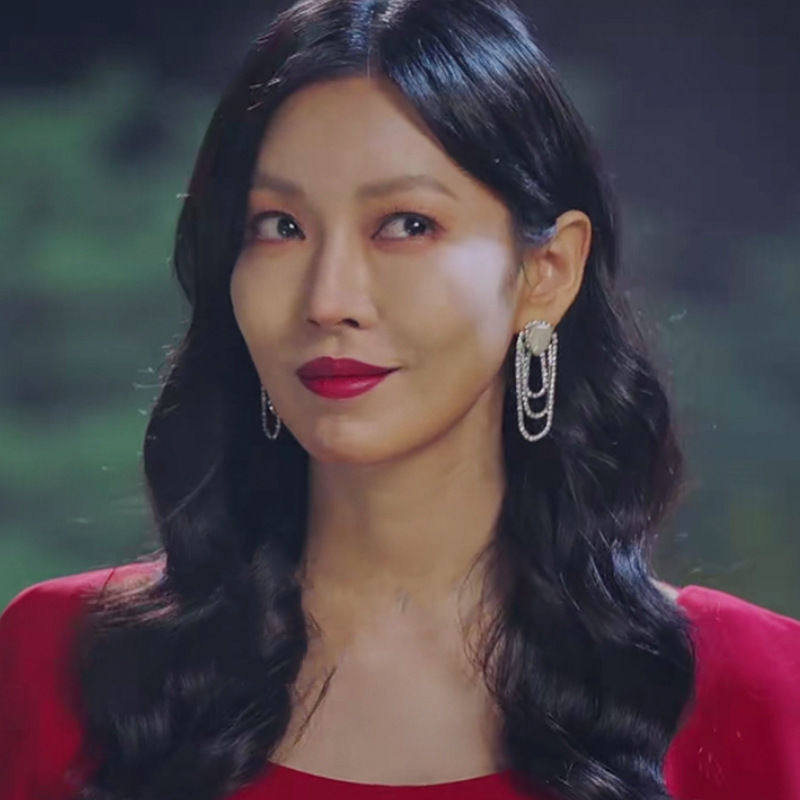 韩剧顶楼金素妍同款耳环老师韩国气质百搭耳饰耳环