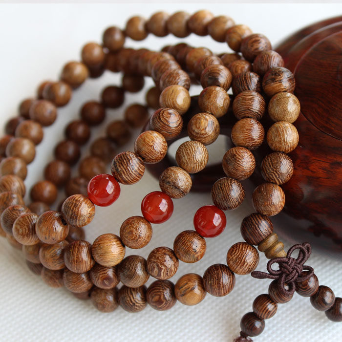 缘之源 正品天然鸡翅木佛珠念珠手链手串男女士情侣饰品辟邪转运