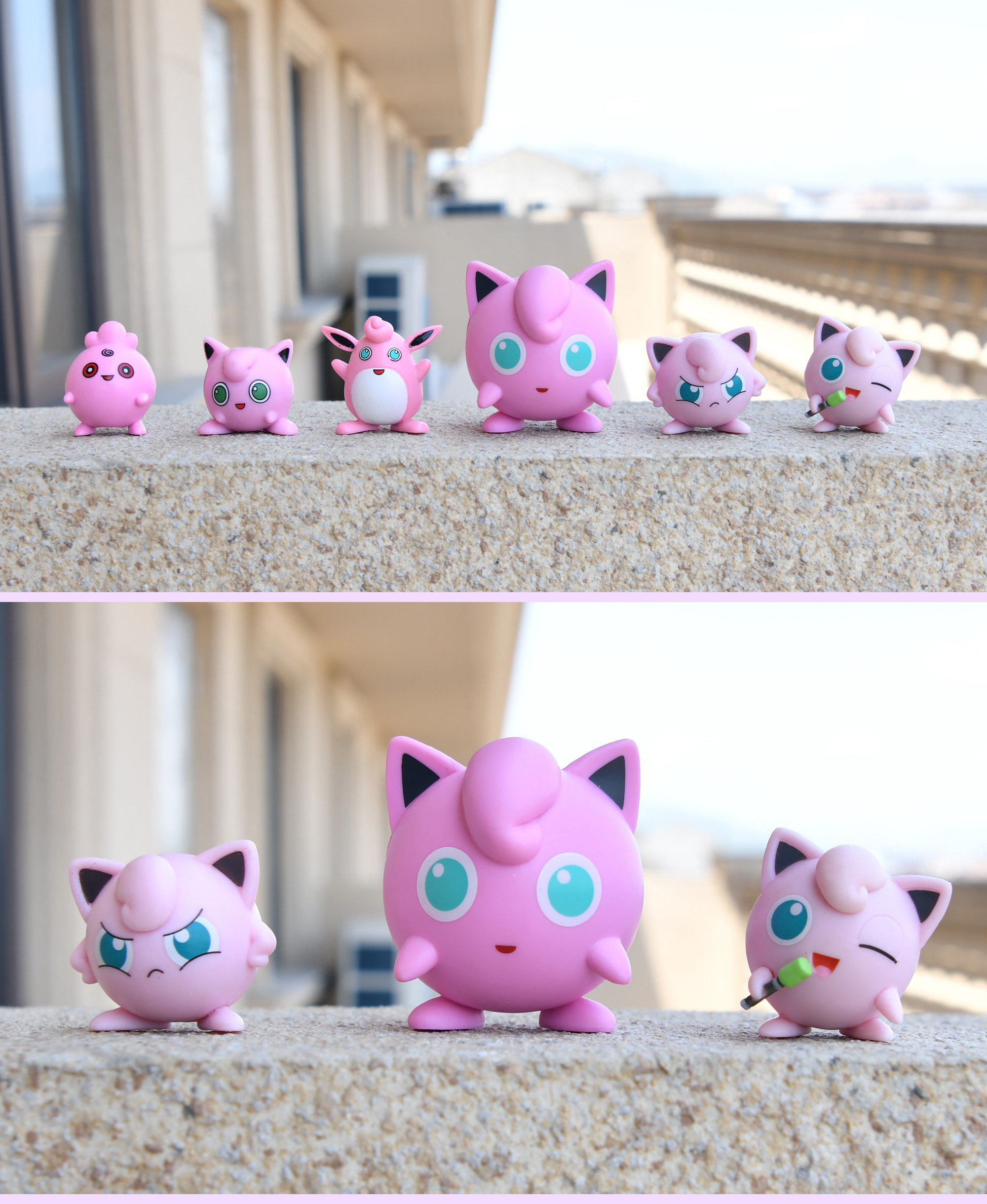 宝可梦粉色胖丁手办玩偶摆件周边口袋妖怪女生女童潮玩盲盒