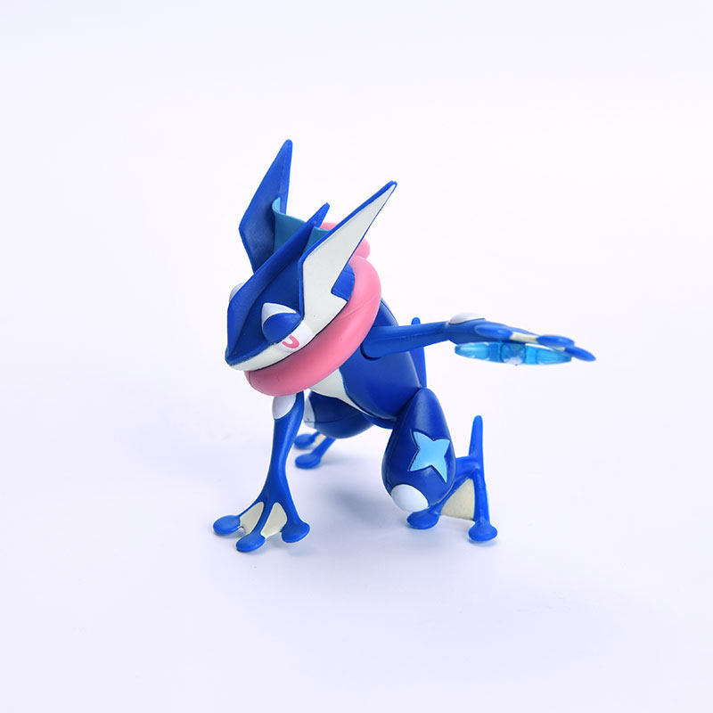 甲贺忍蛙神奇宝贝精灵弹跳宝可梦手办智版公仔玩偶潮玩盲盒