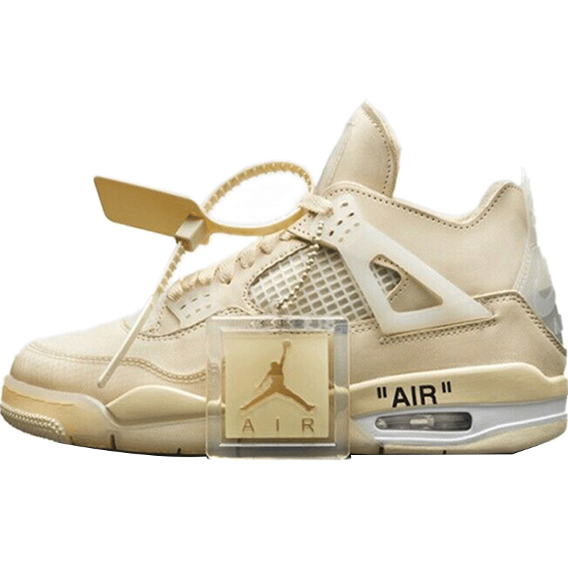 【板鞋】off white xaj4 aj4蝉翼半透明
