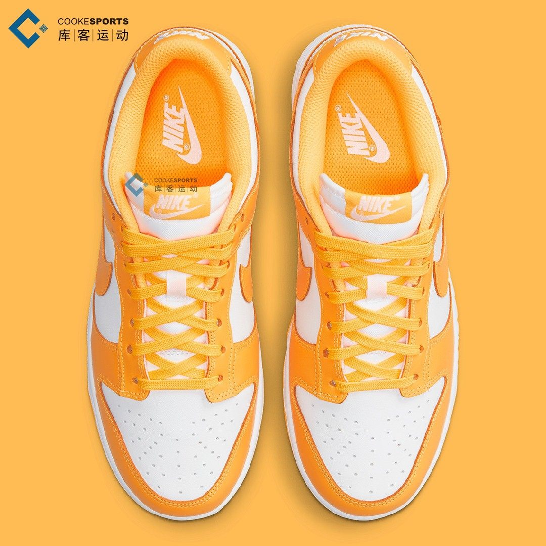 库客nikedunklow白橙低帮女子休闲运动板鞋dd1503800板鞋