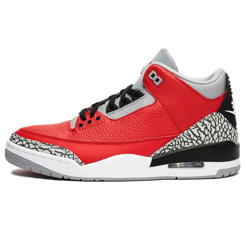 库客airjordanaj3尼克斯白蓝橘爆裂裂纹运动男女篮球鞋