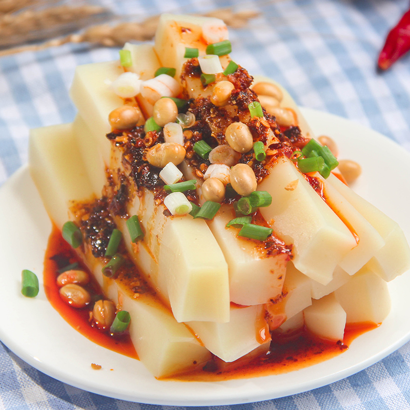 豆腐贵州特色小吃吃米凉拌凉粉3斤细腻滑嫩其它干货