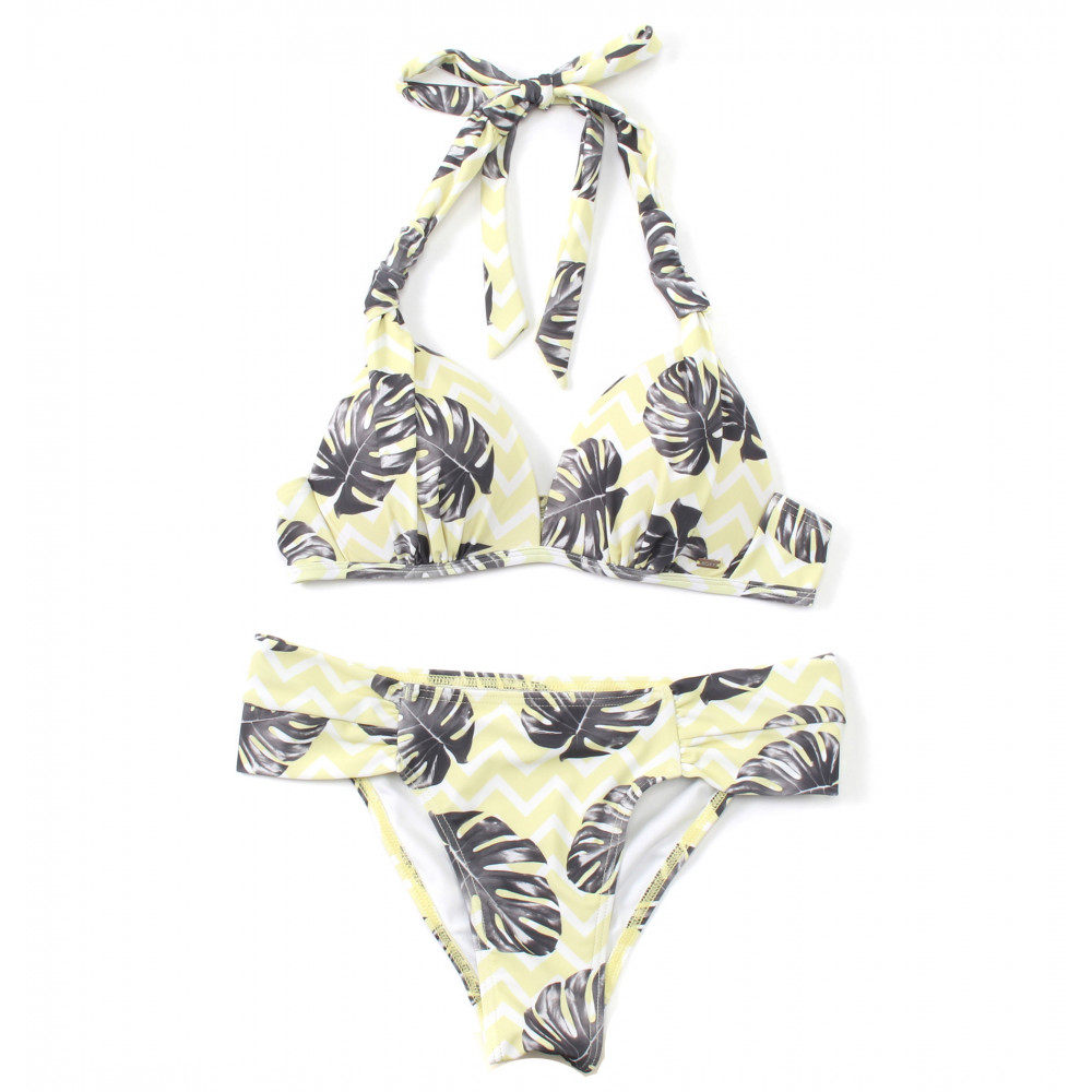 2019新款澳洲冲浪集中厚杯树叶聚拢增厚三角比基尼