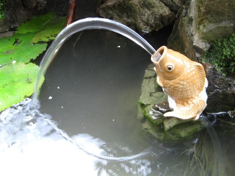 配件吸水造景水族多肉盆景山水鲤鱼大号石假山摆件