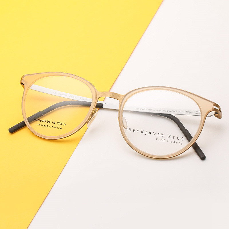 reykjavik冰岛金边眼镜镜框近视可配镜片男士商务眼镜架