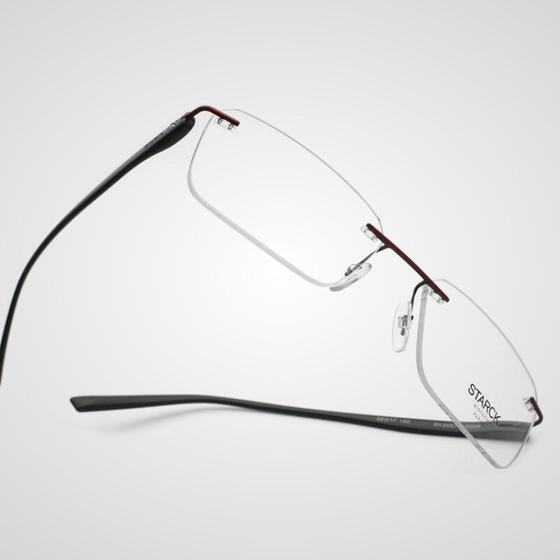 starck斯塔克眼镜镜框男无框无螺丝近视超轻商务眼镜架