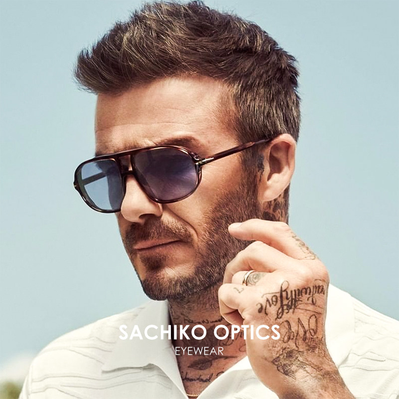 davidbeckham贝克汉姆墨镜男潮潮流王阳明同款眼镜浅色太阳眼镜