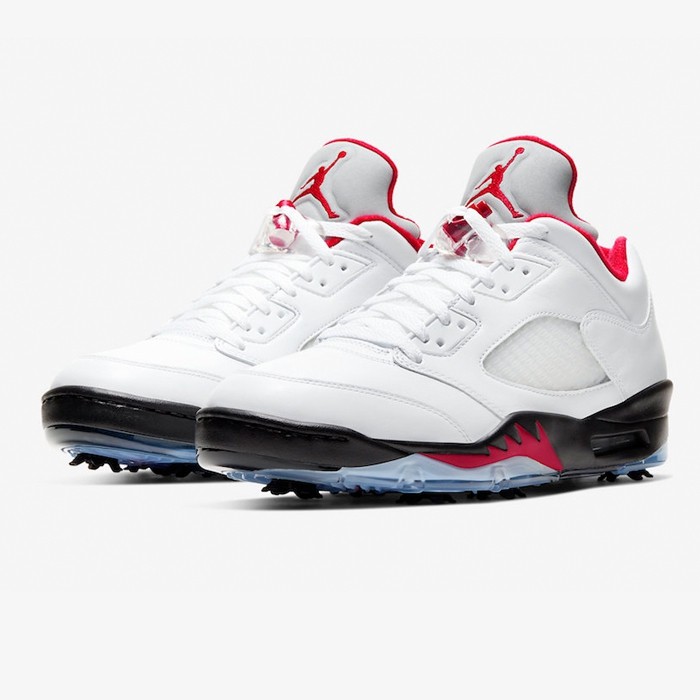 代购airjordanlowgolfaj5白红复古高尔夫球鞋其它运动鞋