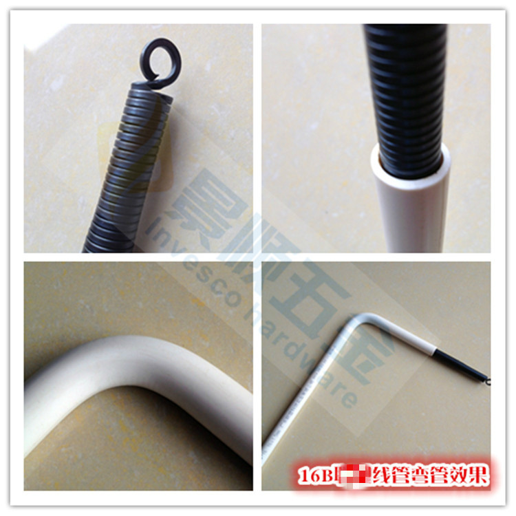 弯管器 16 20 25mm pvc线管弯管器 加长弯管弹簧 电线管弯折器