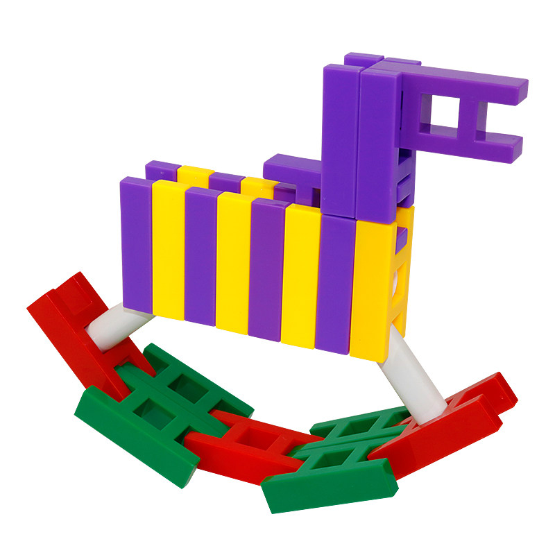 淘奇密码大小h型益智早教启蒙拼插拼装大颗粒积木2-3-5岁儿童玩具