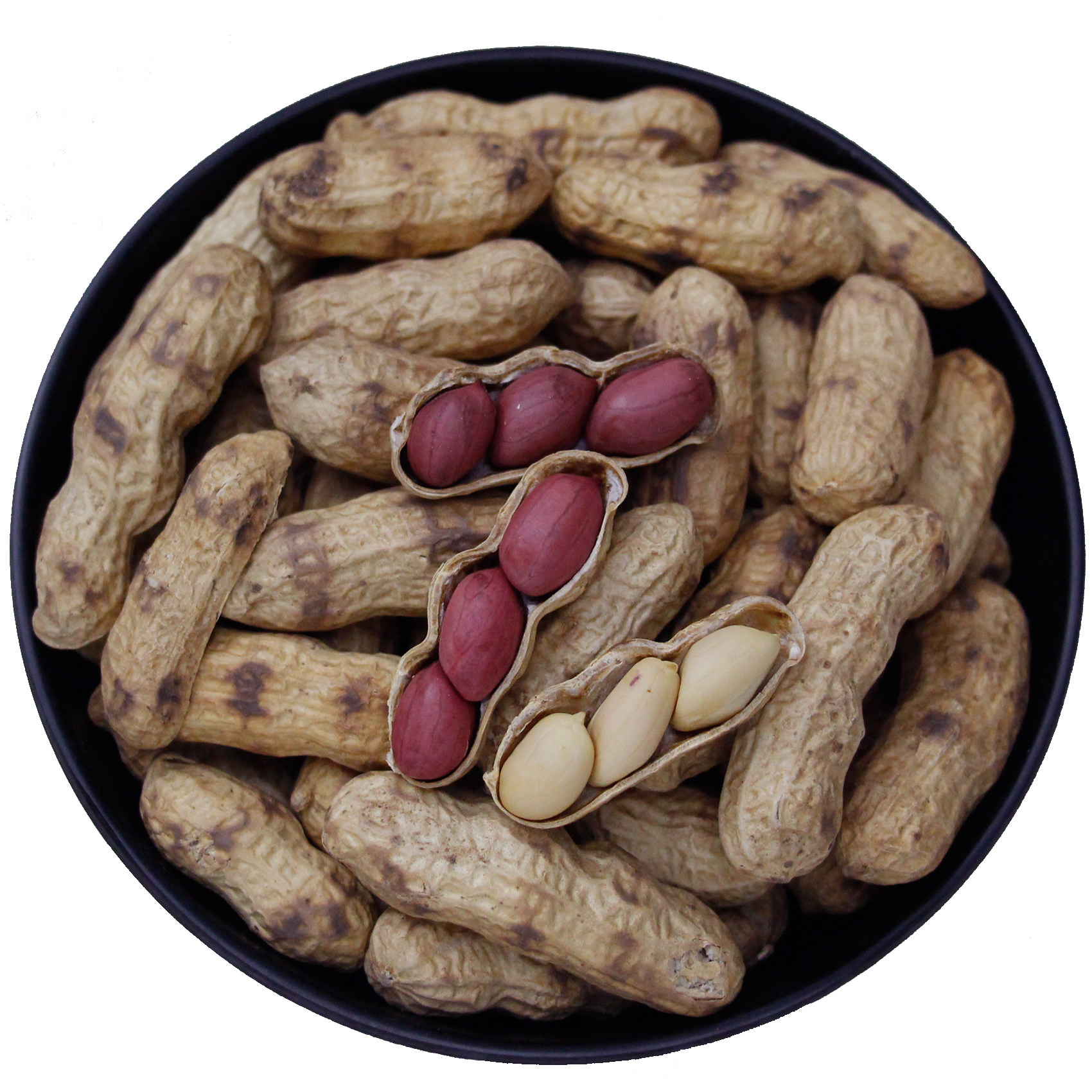 花生原味带壳炒熟坚果炒货农家自种生新货2斤花生