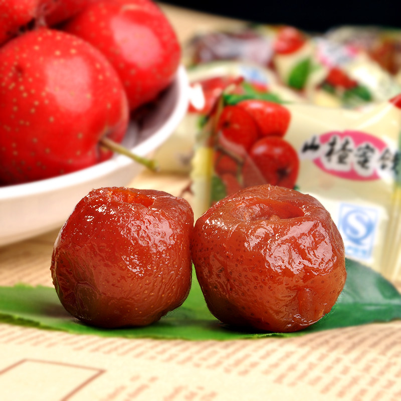 新鲜山楂蜜饯山渣球制品果味酸甜开胃散装儿童山楂类制品