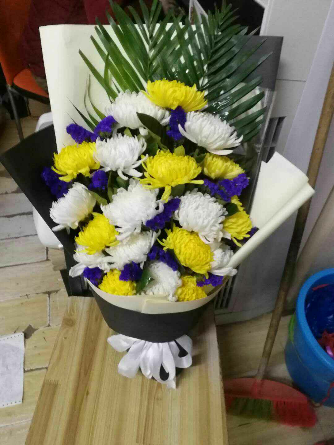 清明节扫墓用花/丧事祭奠用花/菊花花束/花圈/青岛鲜花店同城送花